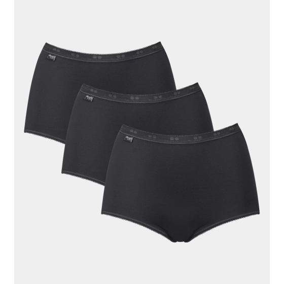 Dámské kalhotky Basic+ Maxi 3P černé - Sloggi