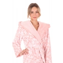 Dámský župan Flora s kapucí 3956 3053  růžová perla - Vestis