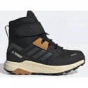 Dětské zimní kotníkové boty Terrex Trailmaker Jr FZ2611 Černá s hnědou - Adidas