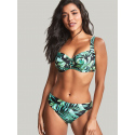 Dámská plavková podprsenka SW1642 Bali Full Cup Bikini zelené s listy - Panache