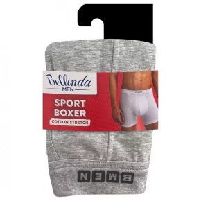 Pánské boxerky SPORT BOXER světle šedé - BELLINDA
