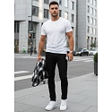 Pánské džíny slim fit UX4482 černé - FashionStreet