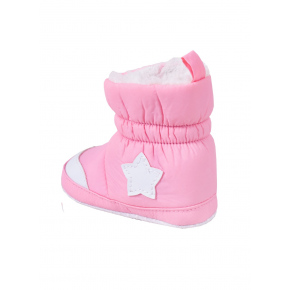 Dětské dívčí zateplené boty OBO-0018G Světle růžová - YO!