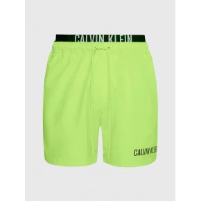 Pánské plavky KM0KM00981 LKQ sv. zelené - Calvin Klein