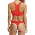 Sportovní bralette Heritage - QF6768E XM9 - červenooranžová - Calvin Klein