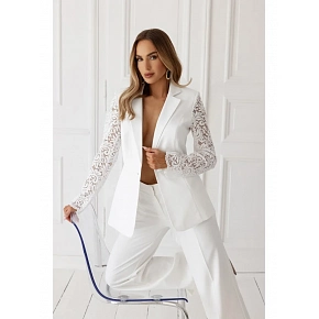 Dámské sako M865 ecru - Moe