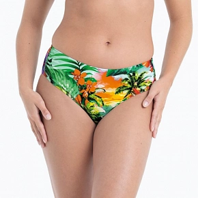 Dámské plavkové kalhotky Mira Bottom kalhotky 8415-0 zelená/květy - Anita Classix