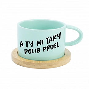 A TY MI TAKY POLIB PRDEL - mint hrníček makronka 200 ml