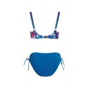 Dámské dvoudílné plavky Blue 3 S940TJ22 Modrá vzor - Self
