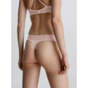 Dámská tanga 000QF7287E 7NS béžové - Calvin Klein
