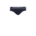 Pánské slipy 3Pack 112132 4R717 tm. modré se zelenou - Emporio Armani