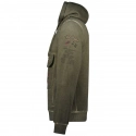 Unisex mikina Gymclass WU8270HGNO Khaki zelená - GEONORWAY