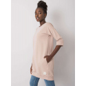 Dámská dlouhá mikina RV BL-6941.39P Béžová - Fashion Relevance