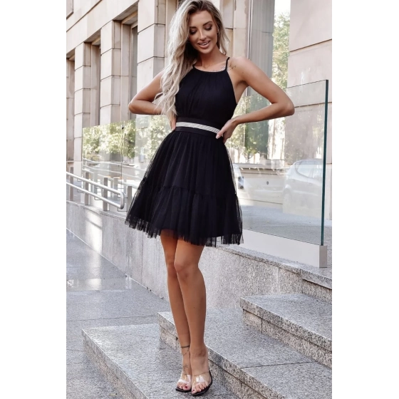 Dámské večerní šaty model 208929 With You Černá - Duet AM