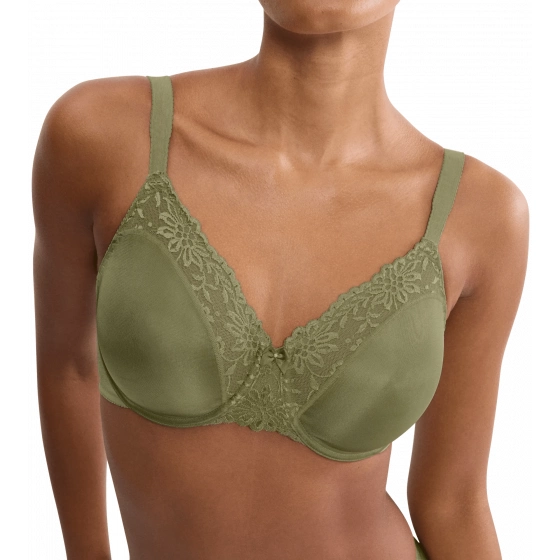 Podprsenka nevyztužená Ladyform Soft W olivová 7855 - Triumph