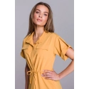 Dámské košilové šaty Yellow S298 - Stylove