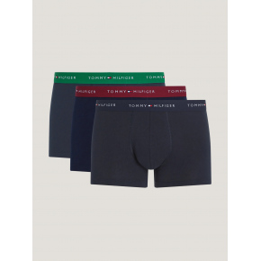 Pánské boxerky 3-PACK  UM0UM02763 0SS tm. modré - Tommy Hilfiger