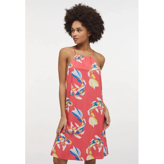 Dámské letní šaty 1013854/12439 lososová - Kesi