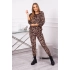 Dámský set s leopardím vzorem béžové barvy - Kesi
