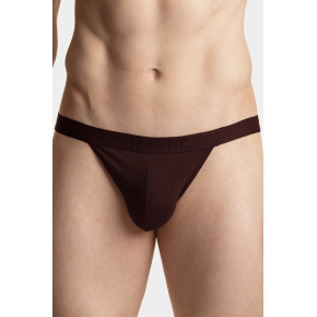 Pánské erotik slipy-tanga Jock strap MP-1571 Tmavě hnědá - Atlantic