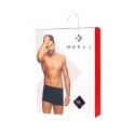 Pánské boxerky MBX550-393 černé s potiskem - Moraj