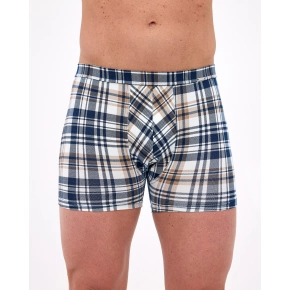 Pánské boxerky Prime 904/127 Béžová s ecru a modrá - Cornette