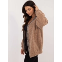 Dámský svetr / kabátek DHJ NA A8500.11P Hnědá melanž - FPrice