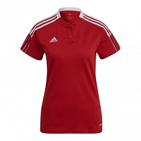 Dámské polo tričko Tiro 21 W GM7350 červené - Adidas