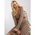 Dámské šaty TW SK BE BQ183 béžová - Och Bella