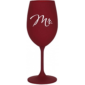 MR. - bordo sklenice na víno 350 ml