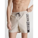 Pánské plavky LM0KM00991 ACE béžové - Calvin Klein