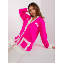 Dámský úpletový set BA KMPL 3017.76P Ecru s neon růžovou - FPrice
