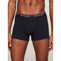 Pánské boxerky 3Pack WB TRUNK UM0UM01642 0XW tm. modré - Tommy Hilfiger