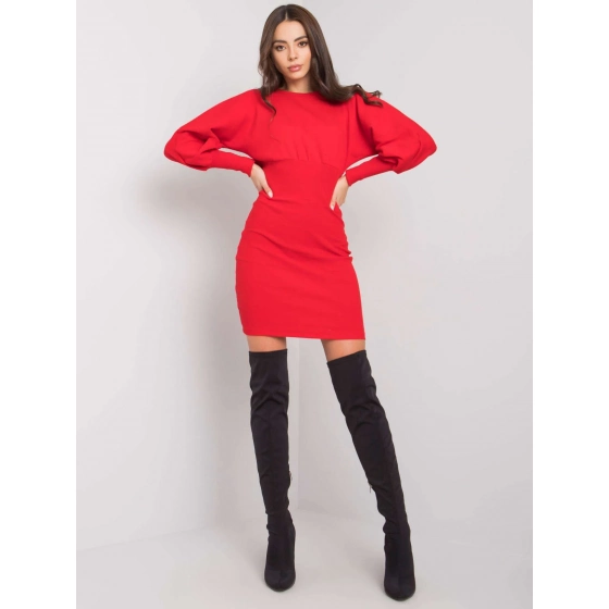 Dámské šaty RV SK 6079.65 Červená - FPrice