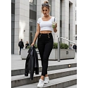 Dámské legíny UY2849 černé - FashionStreet