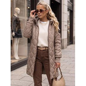 Dámská přechodová bunda TY5866 béžová - FashionStreet Dámská přechodová bunda TY5866 béžová - FashionStreet