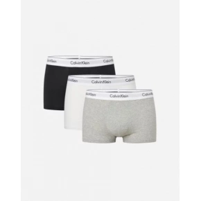 Pánské boxerky NB2380A MP1 černá/bílá/šedá - Calvin Klein