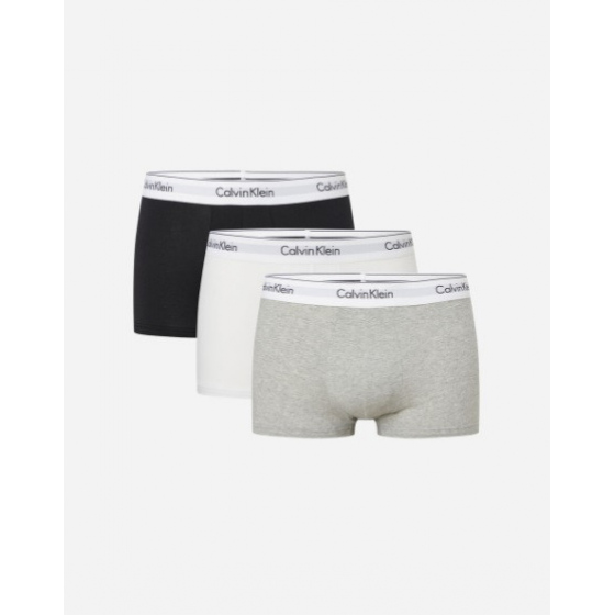 Pánské boxerky NB2380A MP1 černá/bílá/šedá - Calvin Klein