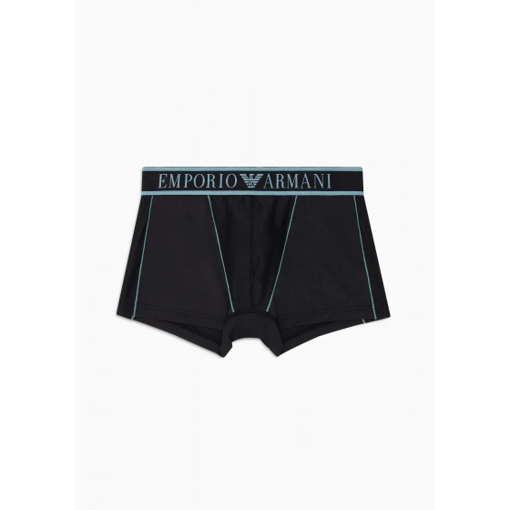 Pánské boxerky 112043 3F532 00020 černé - Emporio Armani