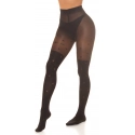 Dámské sexy punčocháče "Hearts" SH6718 černé - In-StyleFashion