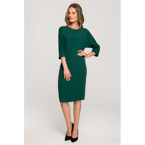 Dámské šaty S324 zelené - Stylove