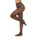 Punčochové kalhoty s geometrickým vzorem SH5015 - InStylefashion