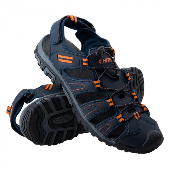 Pánské sandály Tiore M 92800307489 Tmavě modrá s oranžovou - Hi-Tec