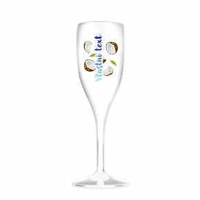 Personalizovaná nerozbitná prosecco sklenice s letním ovocem Personalizovaná nerozbitná prosecco sklenice s letním ovocem