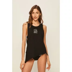 Plážový top KW0KW01026-BEH černá - Calvin Klein
