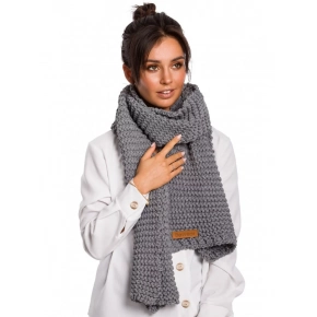 Dámské dlouhá zimní šála BK041 šedá - BeWear