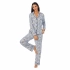 Dámské pyžamo YI2822668 bílé s potiskem - DKNY