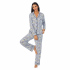 Dámské pyžamo YI2822668 bílé s potiskem - DKNY