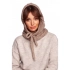 Dámská pletená kapuce BK095 béžová - BEwear