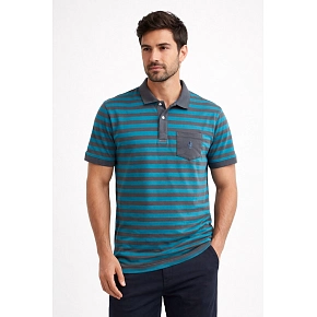 Pánská polokošile 500750 zeleno-šedá - Jockey